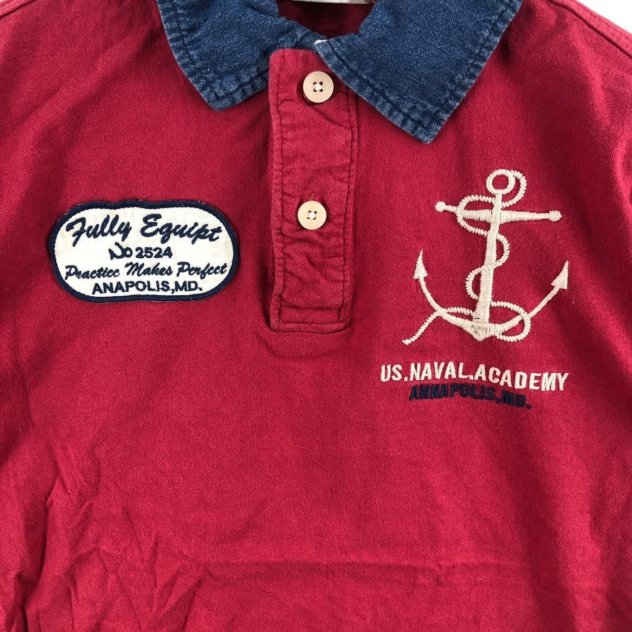 Other BACK NUMBER US Naval Academy Polo Tee Shirt Top Patchwork Size S / US 4 / IT 40 - 8 Thumbnail
