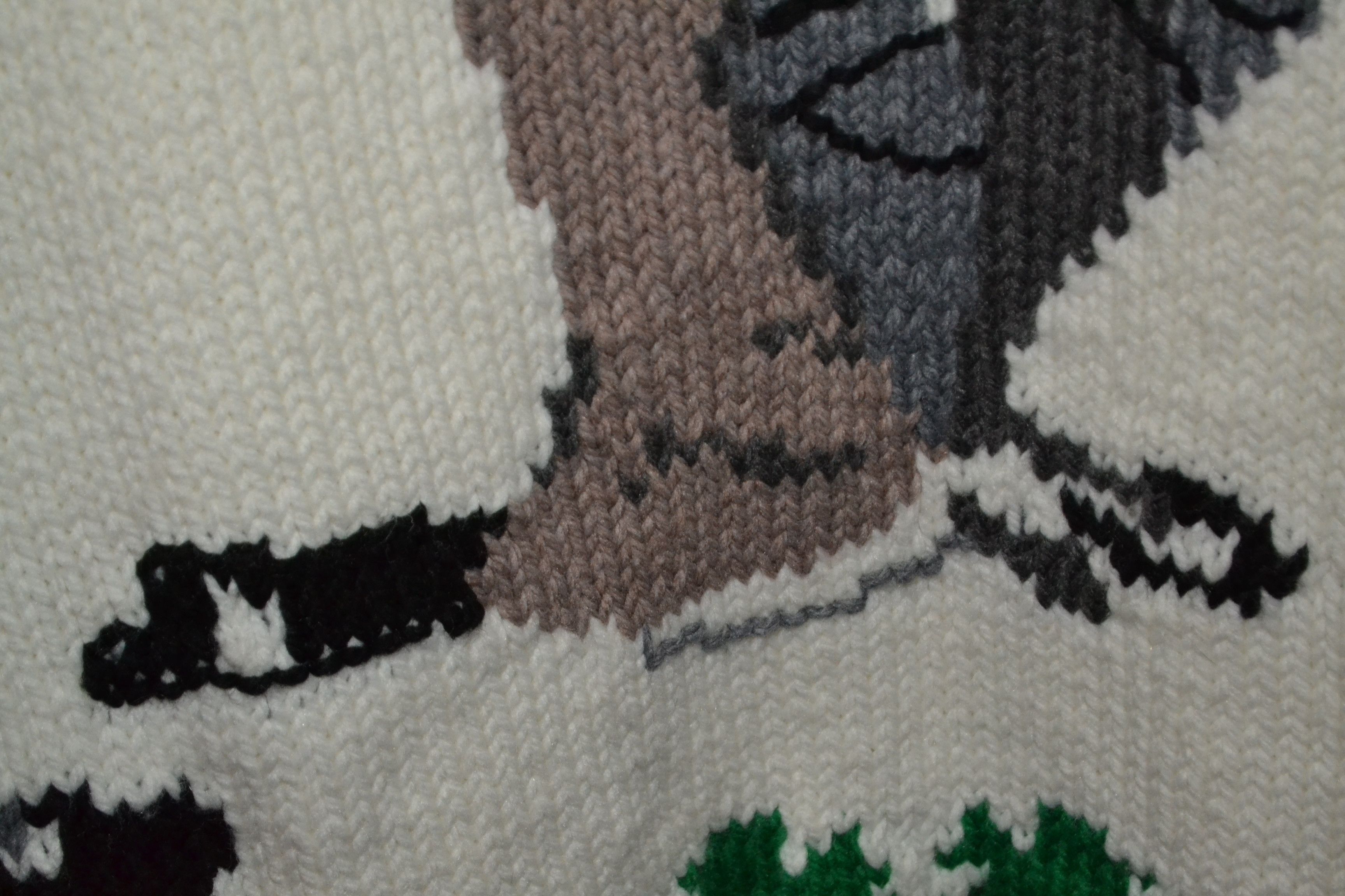 Handmade Cowichan Mary Maxim Canada Goose Hunt Sweater Cobra Chiken Size US L / EU 52-54 / 3 - 9 Thumbnail