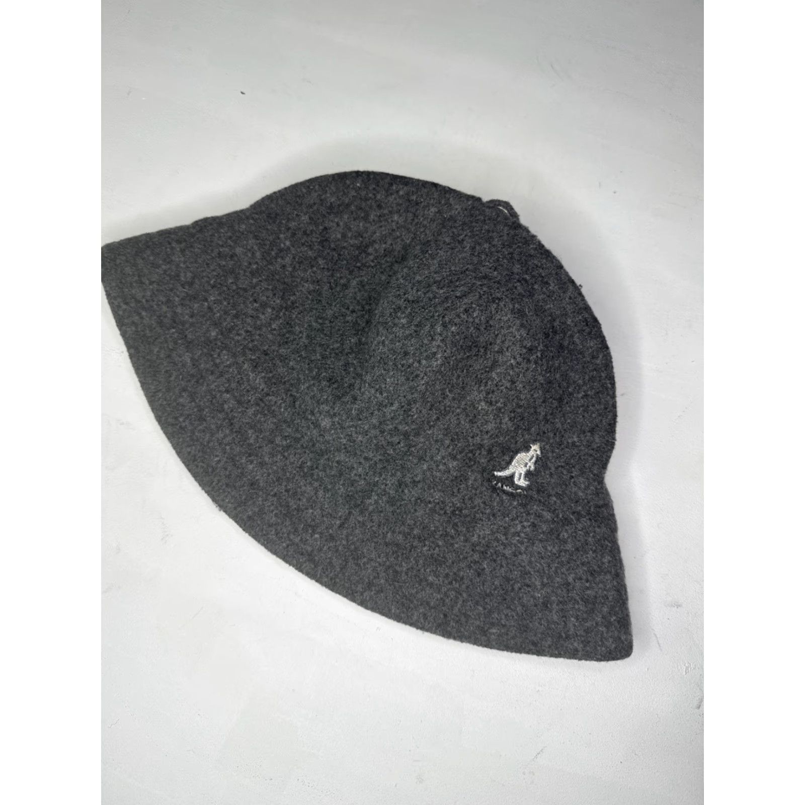Kangol VINTAGE Kangol Angora Casual Bucket Hat One Size Gray Logo Cap Size ONE SIZE - 4 Thumbnail