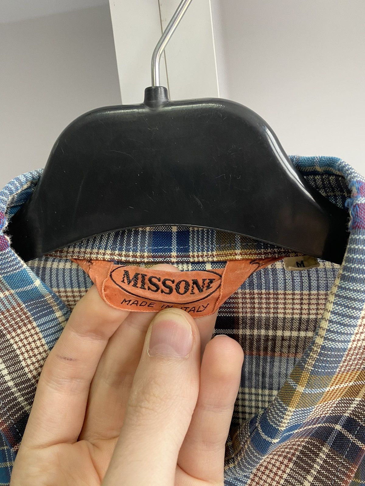 Vintage Missoni Multicolor Button Up Long sleeve Shirt