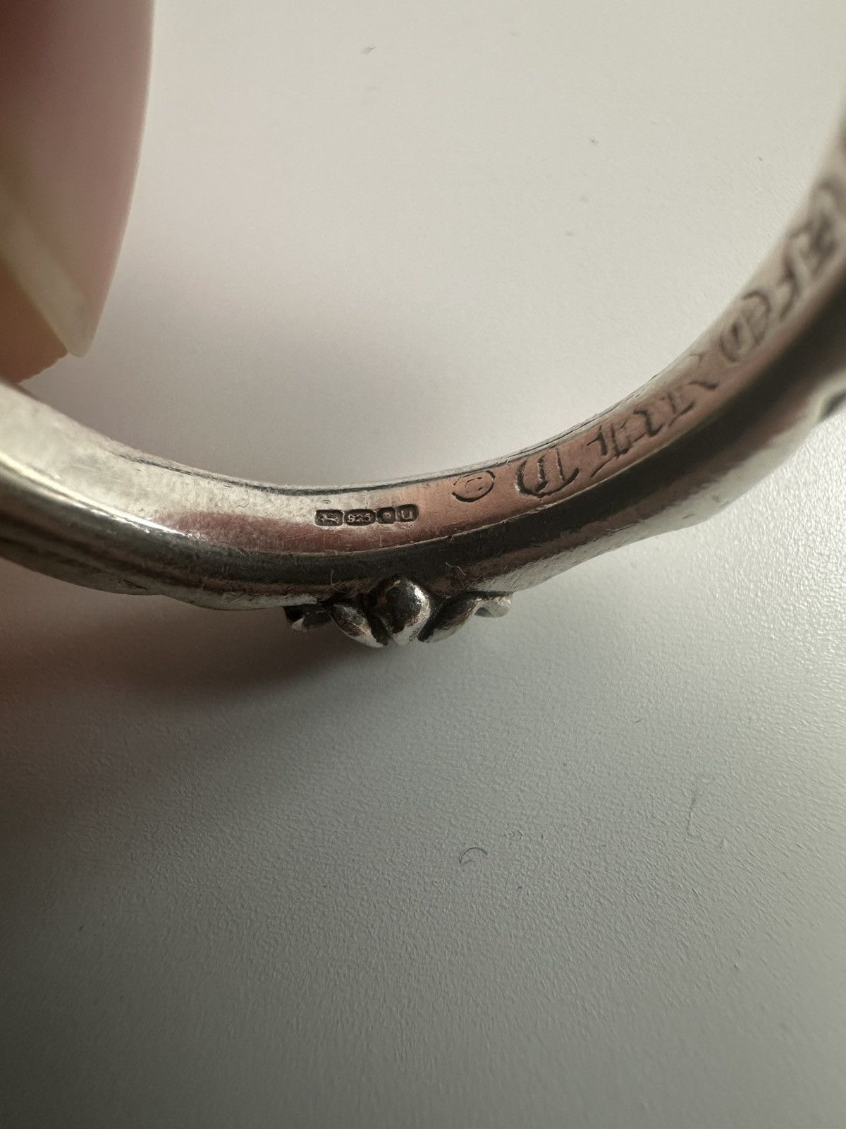 Chrome Hearts Chrome Hearts .925 SBT Cross Band Ring US11.5 Size ONE SIZE - 5 Thumbnail