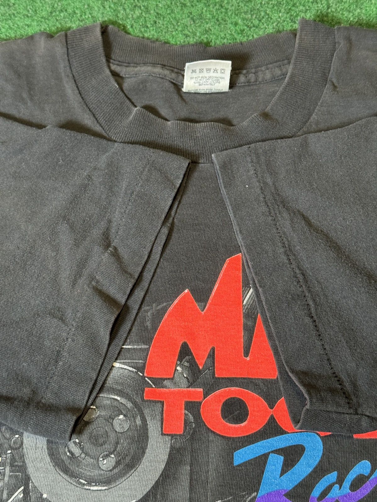 Fruit Of The Loom × NASCAR × Vintage Vtg 90s Nascar Mac Tools Racing Ernie Irvan #28 T-Shirt Size US XL / EU 56 / 4 - 4 Thumbnail