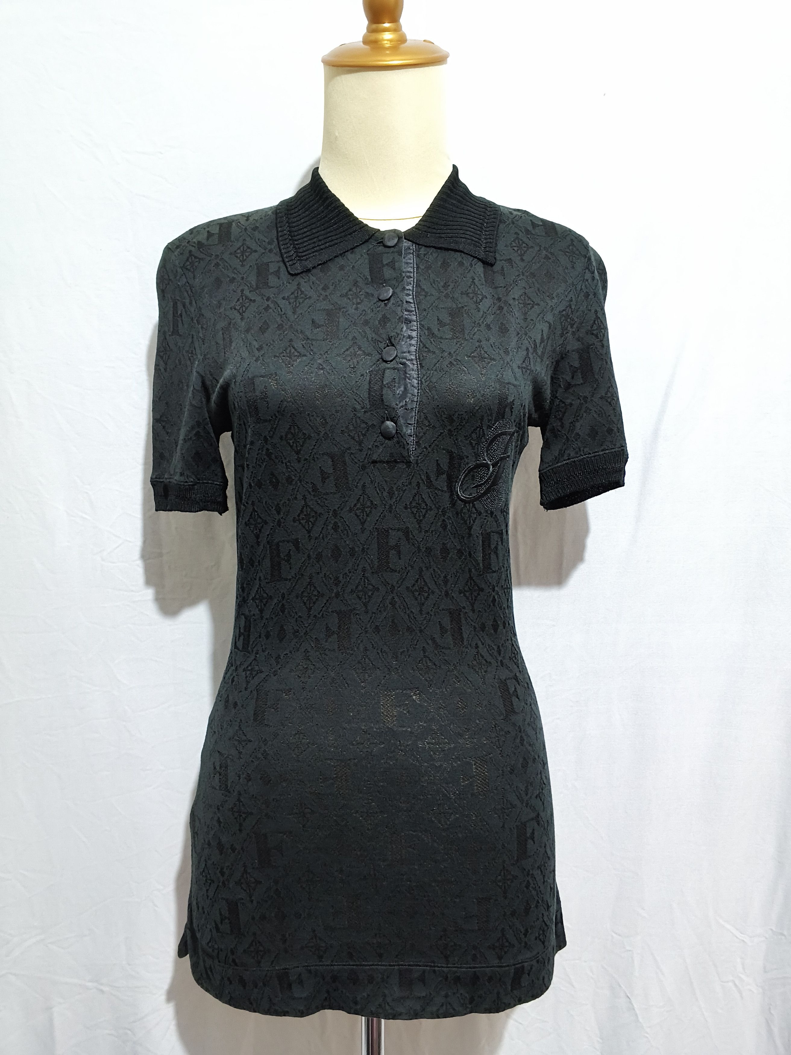 Gianfranco Ferre Vintage Gianfranco Ferre Monogram Polos Size M / US 6-8 / IT 42-44 - 1 Thumbnail