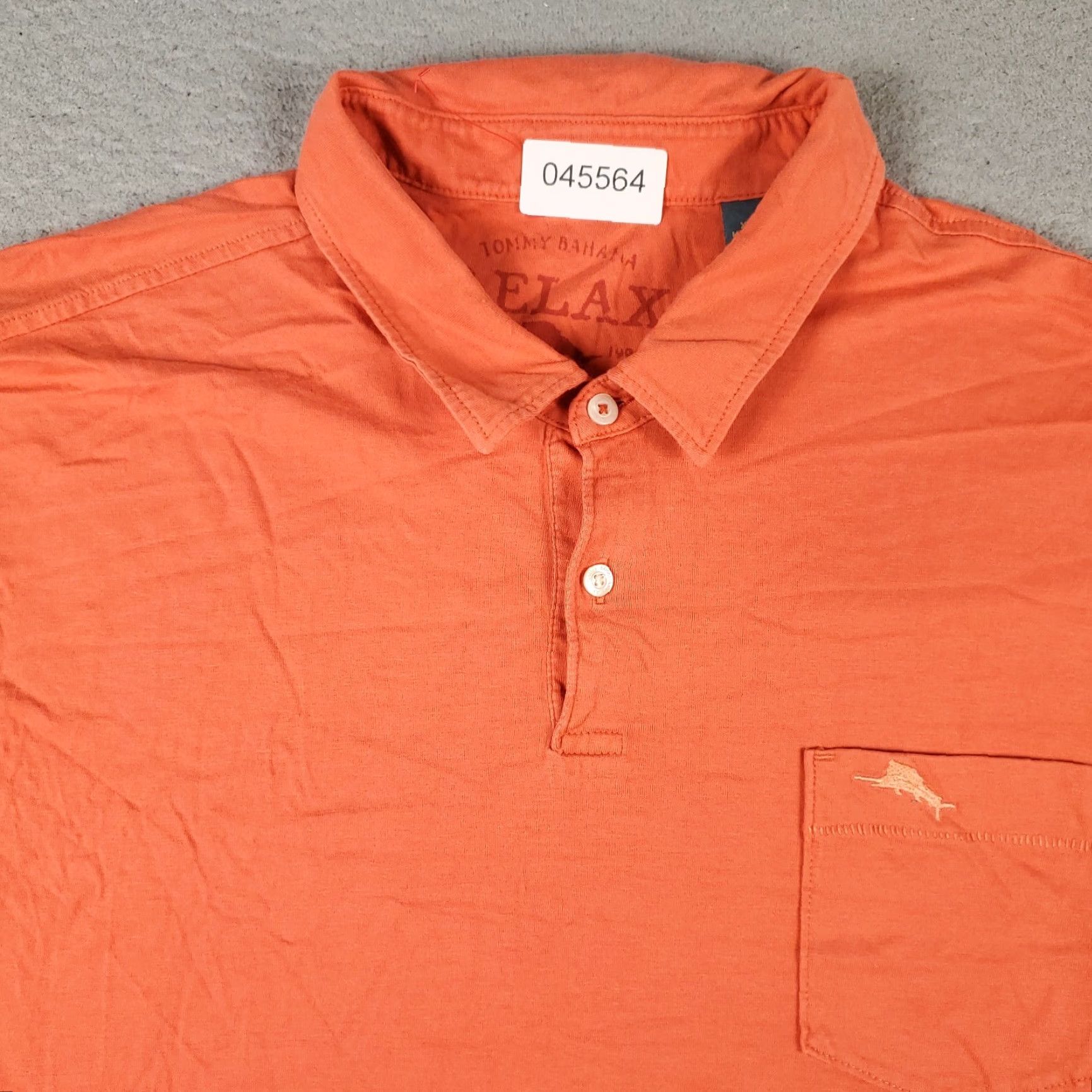 Tommy Bahama Tommy Bahama Polo Shirt Mens XL Orange Solid Short Sleeve Polo Shirt Regular Fit Casual Shirt Mens XL Orange Tommy Bahama Size US XL / EU 56 / 4 - 2 Thumbnail
