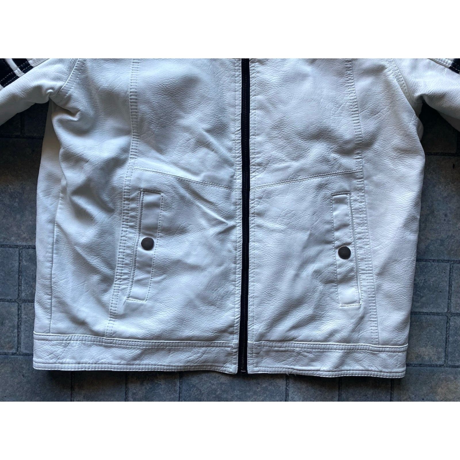 Vintage Bleu Grandeur Jacket White Size Small Mens Zip Up Polyester Jacket S White Men Size US S / EU 44-46 / 1 - 3 Thumbnail