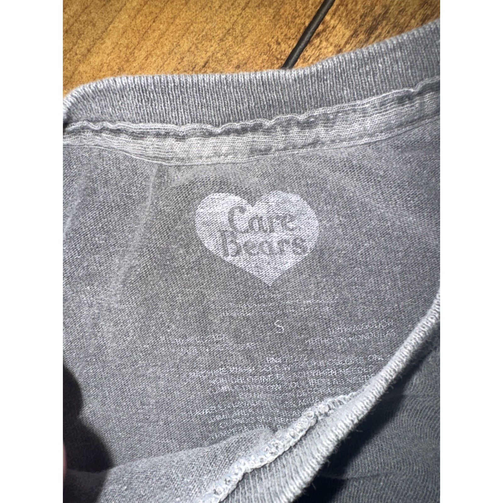 Vintage VINTAGE Care Bears T-Shirt Gray Small 18x26 80s 90s Y2K Grumpy Bear Graphic Print Mens Shirts Size US S / EU 44-46 / 1 - 3 Thumbnail