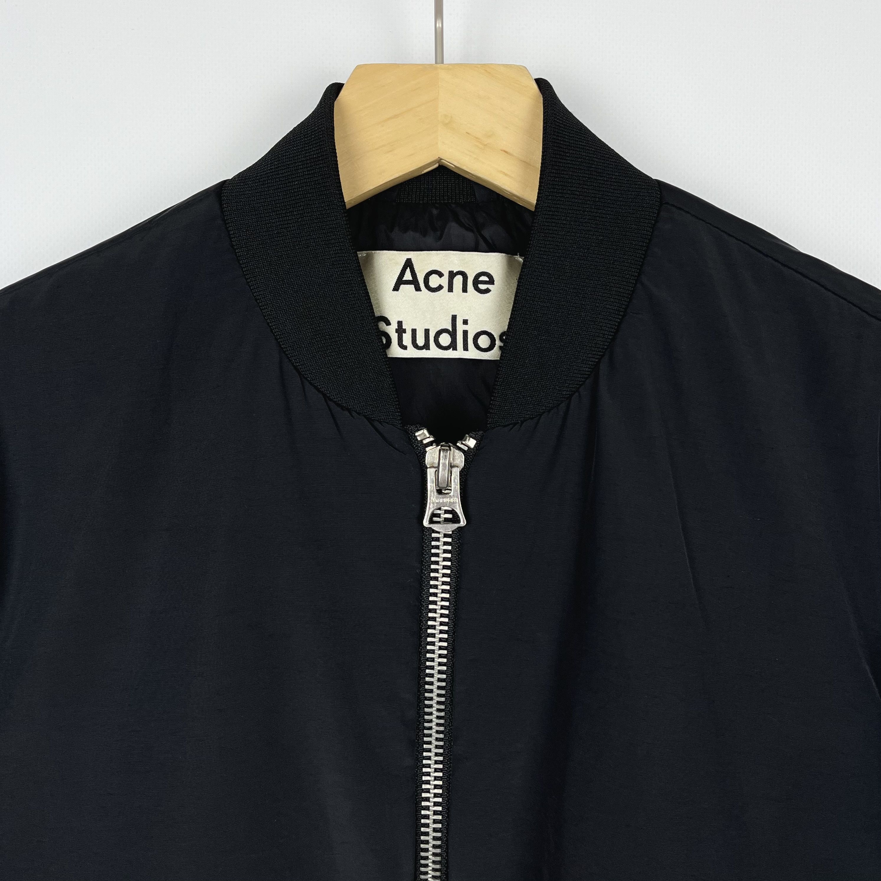 Acne Studios Ladies Acne Studios Nylon Long Bomber Jacket Size XS / US 0-2 / IT 36-38 - 6 Thumbnail