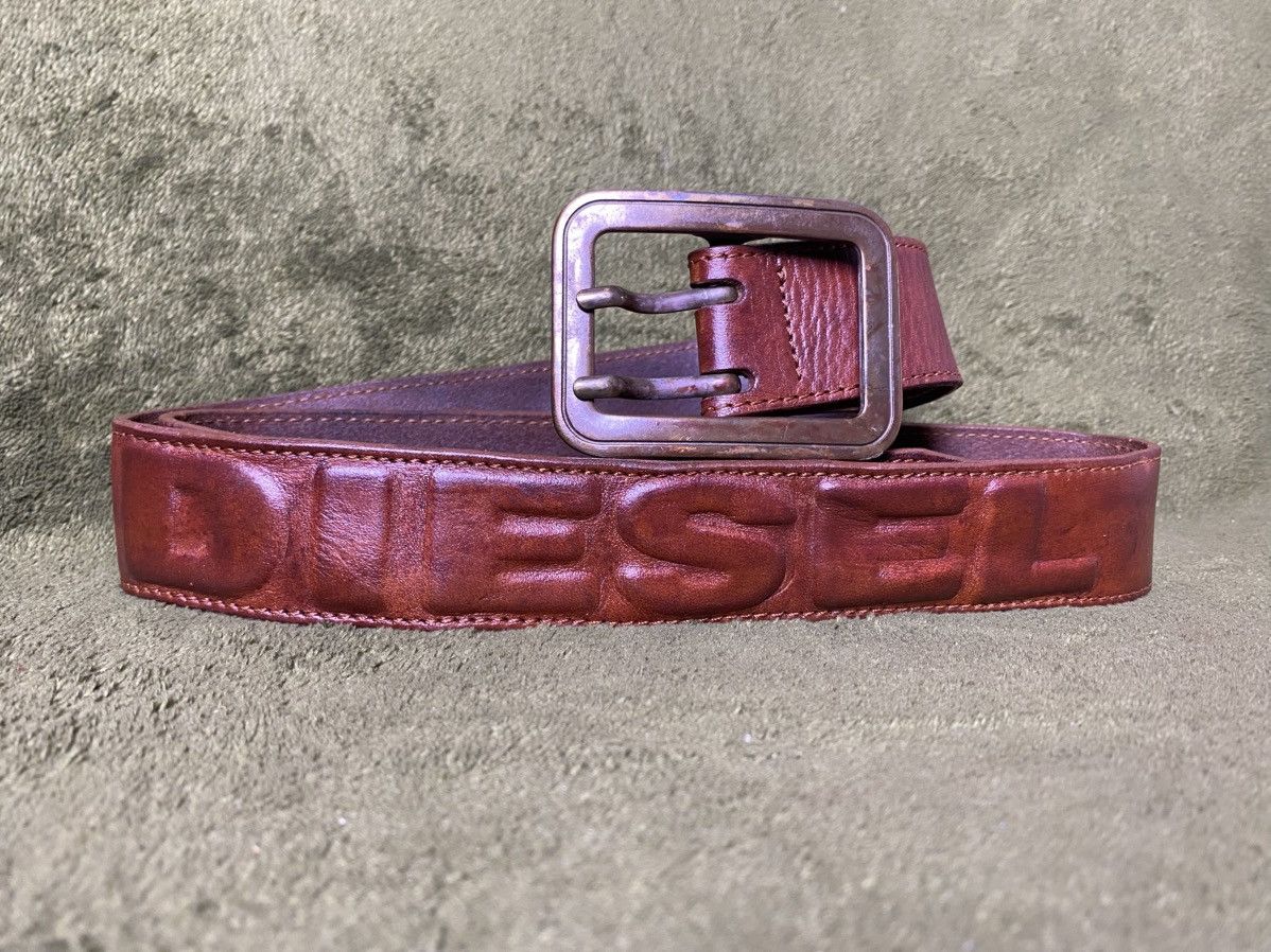 Diesel DIESEL leather belt Size 36 - 2 Thumbnail