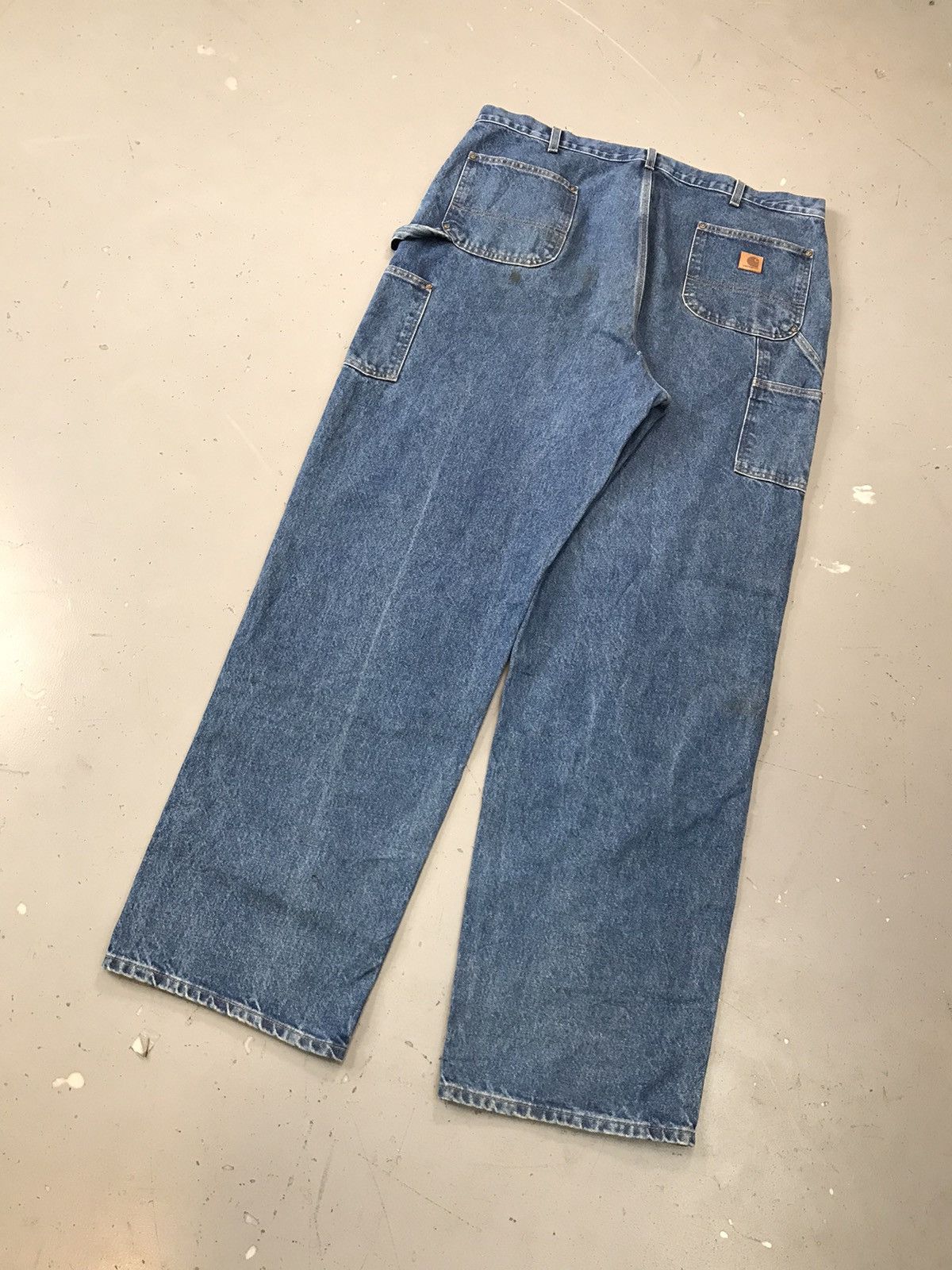 Carhartt × Vintage Vintage Carhartt B73 DST double knee denim Size US 44 / EU 60 - 8 Thumbnail