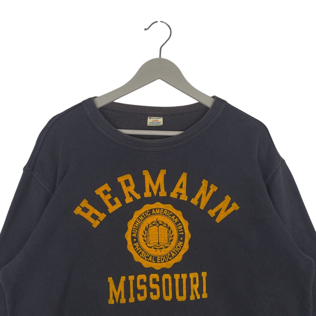 Other Vintage Champion Printed Crewneck Sweatshirt Gray Size L Size US M / EU 48-50 / 2 - 4 Thumbnail