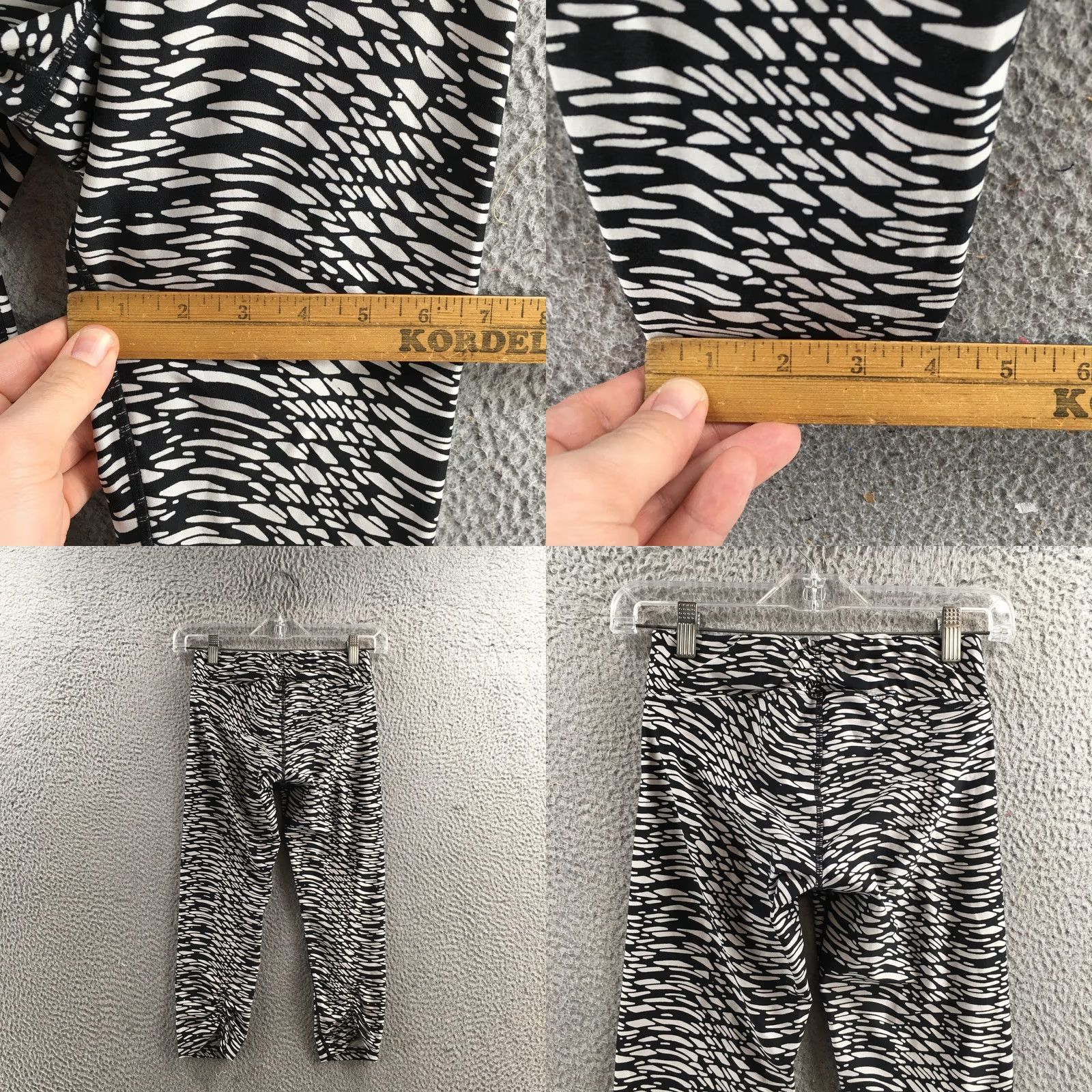 Calvin Klein Calvin Klein Quick Dry Capri Leggings Womens XS Black Pull On Elastic Waistband Size 26" / US 2 / IT 38 - 8 Thumbnail