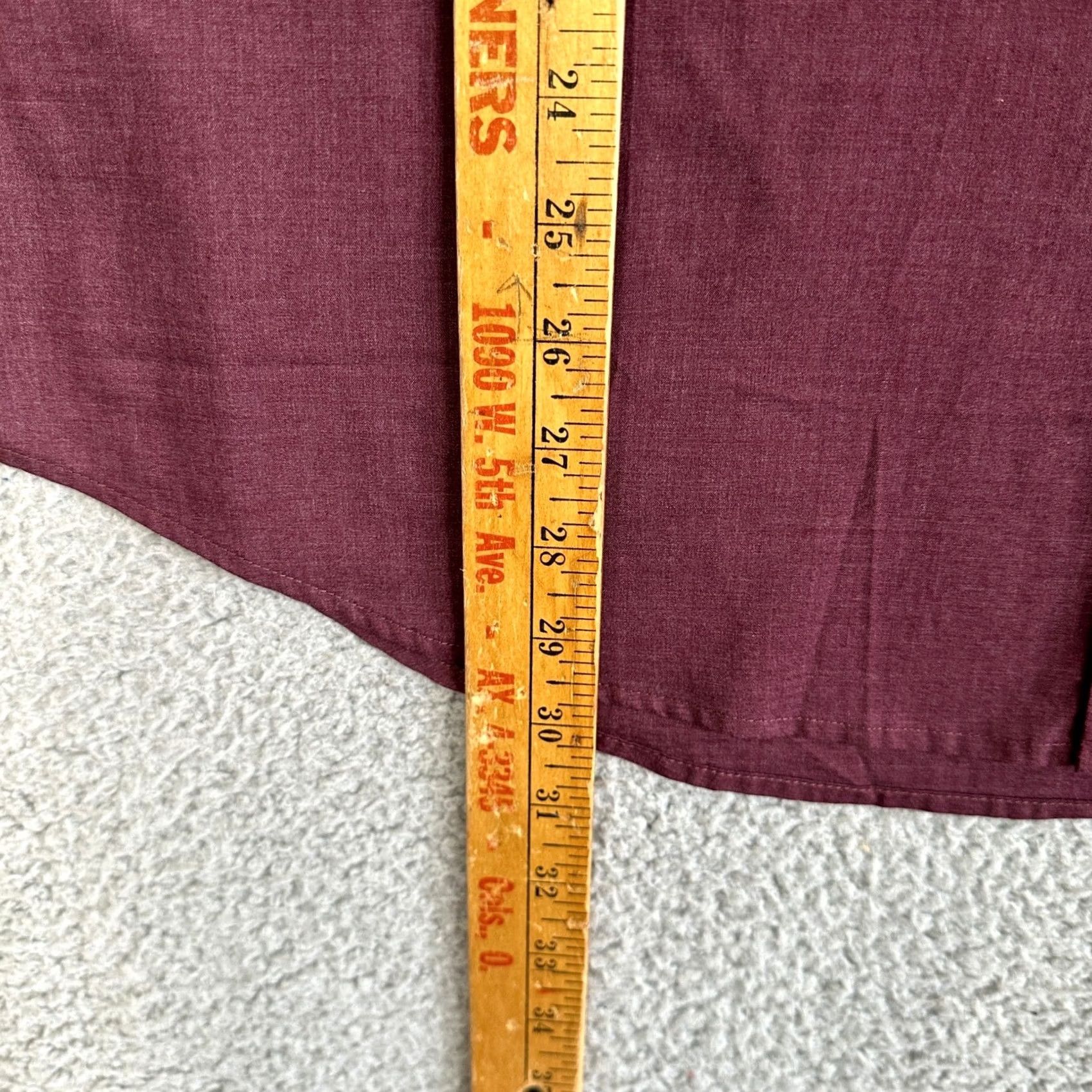 Old Navy Old Navy Shirt Button Down Mens XL Maroon Long Sleeve Slim Fit Casual Pocket NEW Size US XL / EU 56 / 4 - 6 Thumbnail