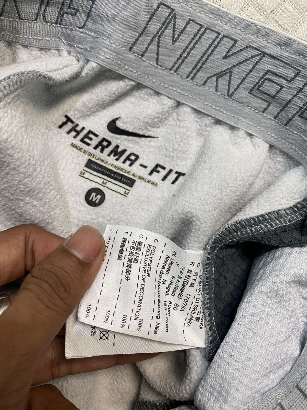 Carhartt Wip × Nike 💥 VINTAGE NIKE BAGGY 90S NYLON WIDE LEG TRACK PANTS Y2K Size US 28 / EU 44 - 3 Thumbnail