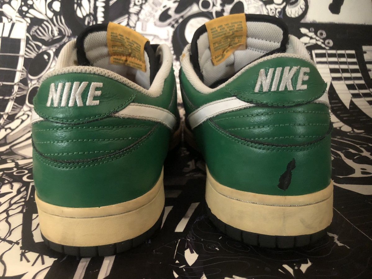 Nike 2008 Nike Dunk Low CL Pine Green / Black / White / Yellow Size US 13 / EU 46 - 10 Thumbnail