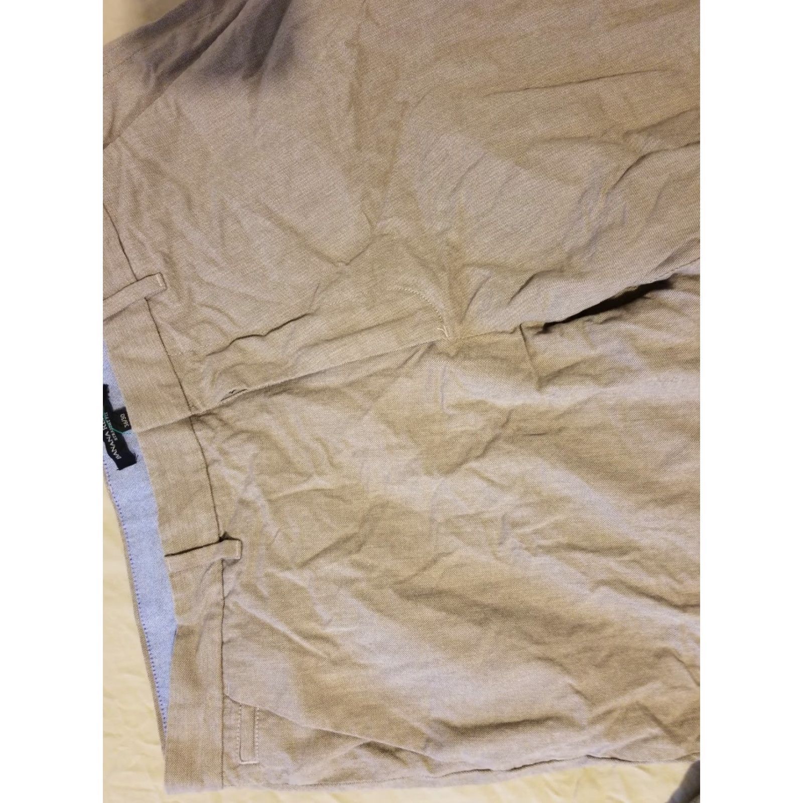 Banana Republic Banana Republic Pants Chino Slim Straight 36x30 Beige Men Regular 36in Cotton Front Flat Front Pockets Dressy Casual Modern Preppy Slacks Trousers Size US 36 / EU 52 - 4 Thumbnail