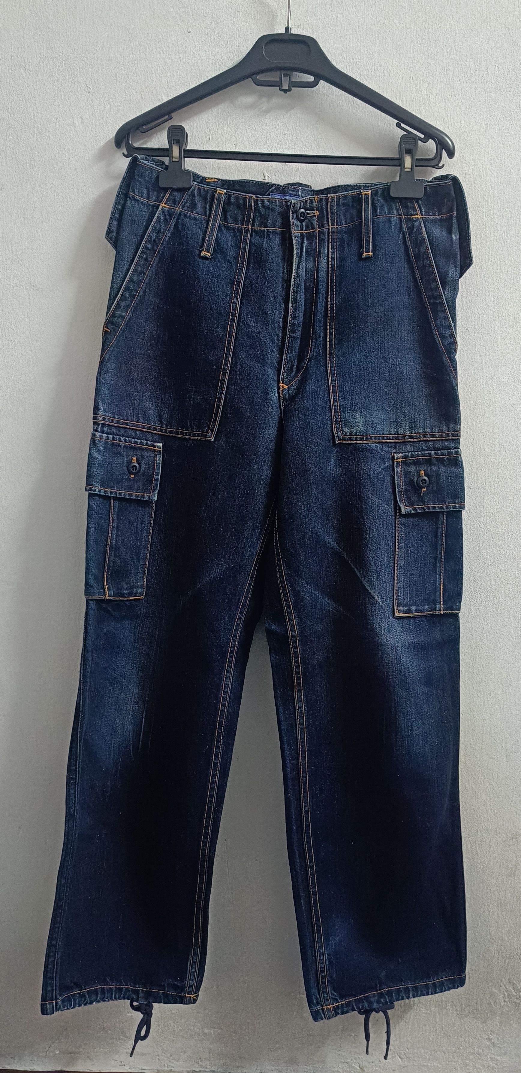 Junya Watanabe 🔥🔥Rare Junya Watanabe CDG 2004 Military Denim Cargo Pants Size US 30 / EU 46 - 1 Thumbnail