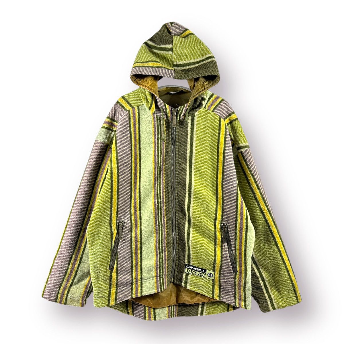 O'Neill 🔥 Vintage 90's O'neill Surfing Hoodie fleece baggy zipper Size US L / EU 52-54 / 3 - 1 Thumbnail