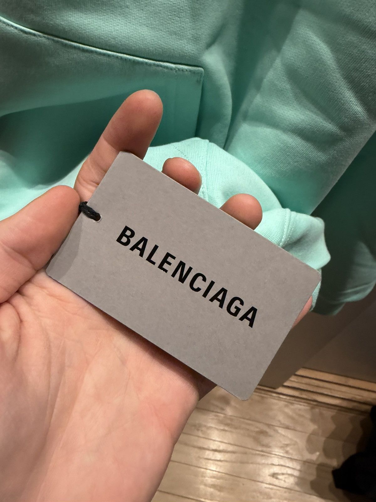 Balenciaga Balenciaga Campaign Hoodie Large Fit Mint size Medium Size US XL / EU 56 / 4 - 8 Thumbnail
