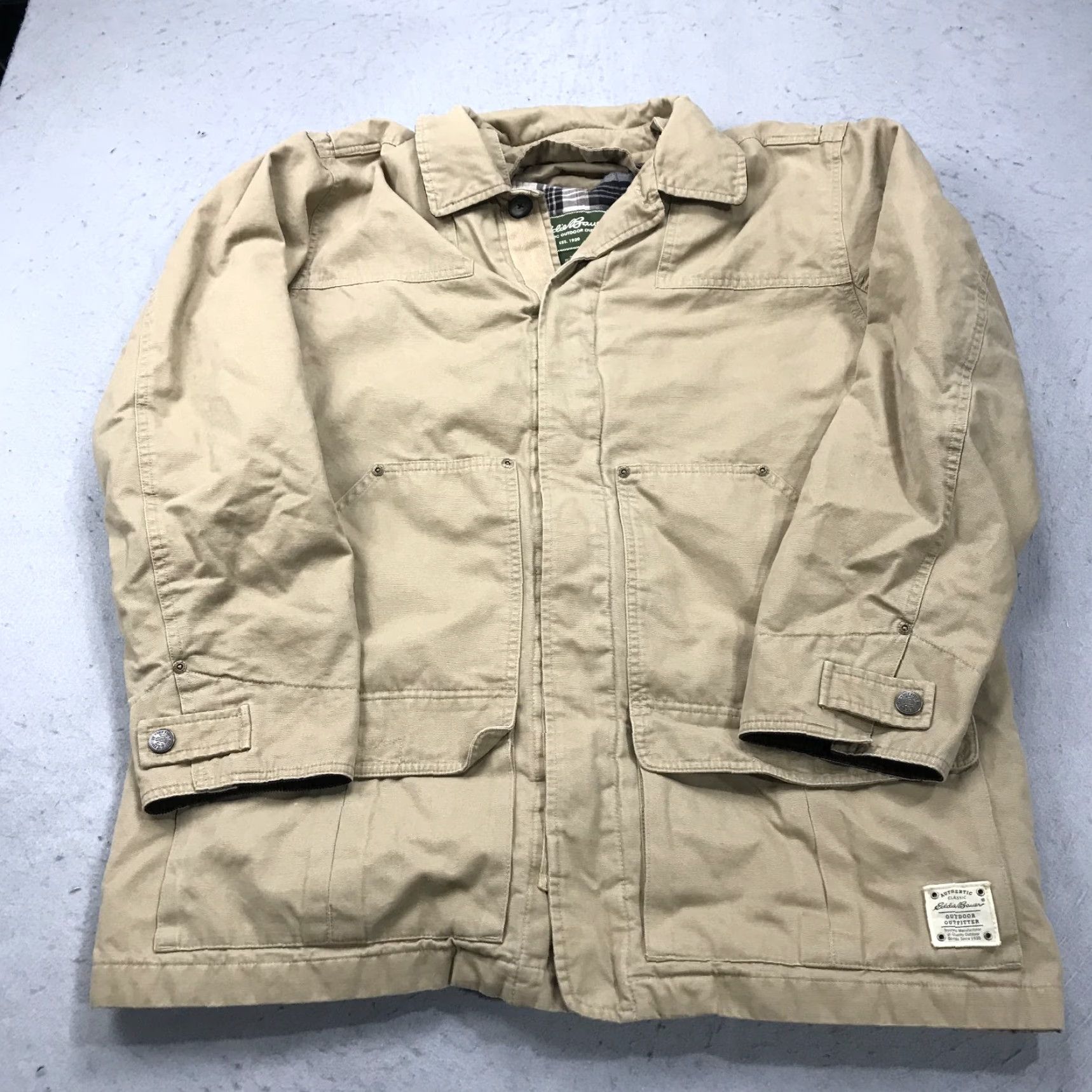 Eddie Bauer VINTAGE Eddie Bauer Jacket Mens L Brown Barn Chore Coat Heavy Workwear Size US L / EU 52-54 / 3 - 2 Thumbnail