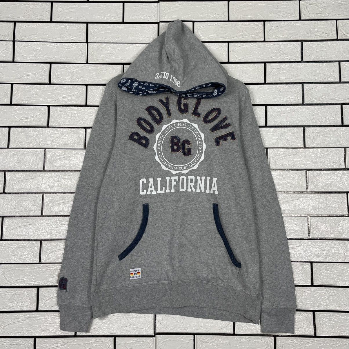 Body Glove Body Glove Big Logo Gray Hoodie Size US M / EU 48-50 / 2 - 1 Thumbnail