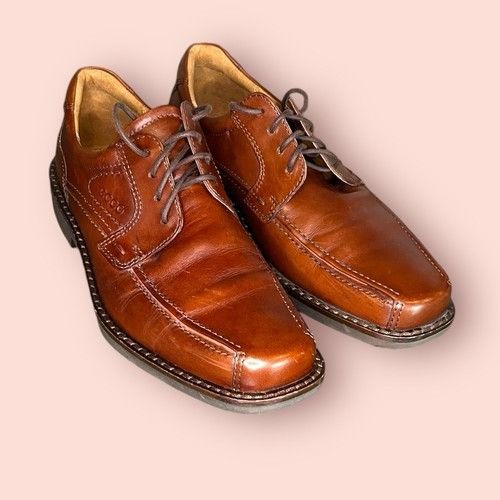 Ecco ECCO Men’s Sz EU 41 US 7/7.5 W Helsinki Chili Brown Leather Size US 7.5 / EU 40-41 - 5 Thumbnail