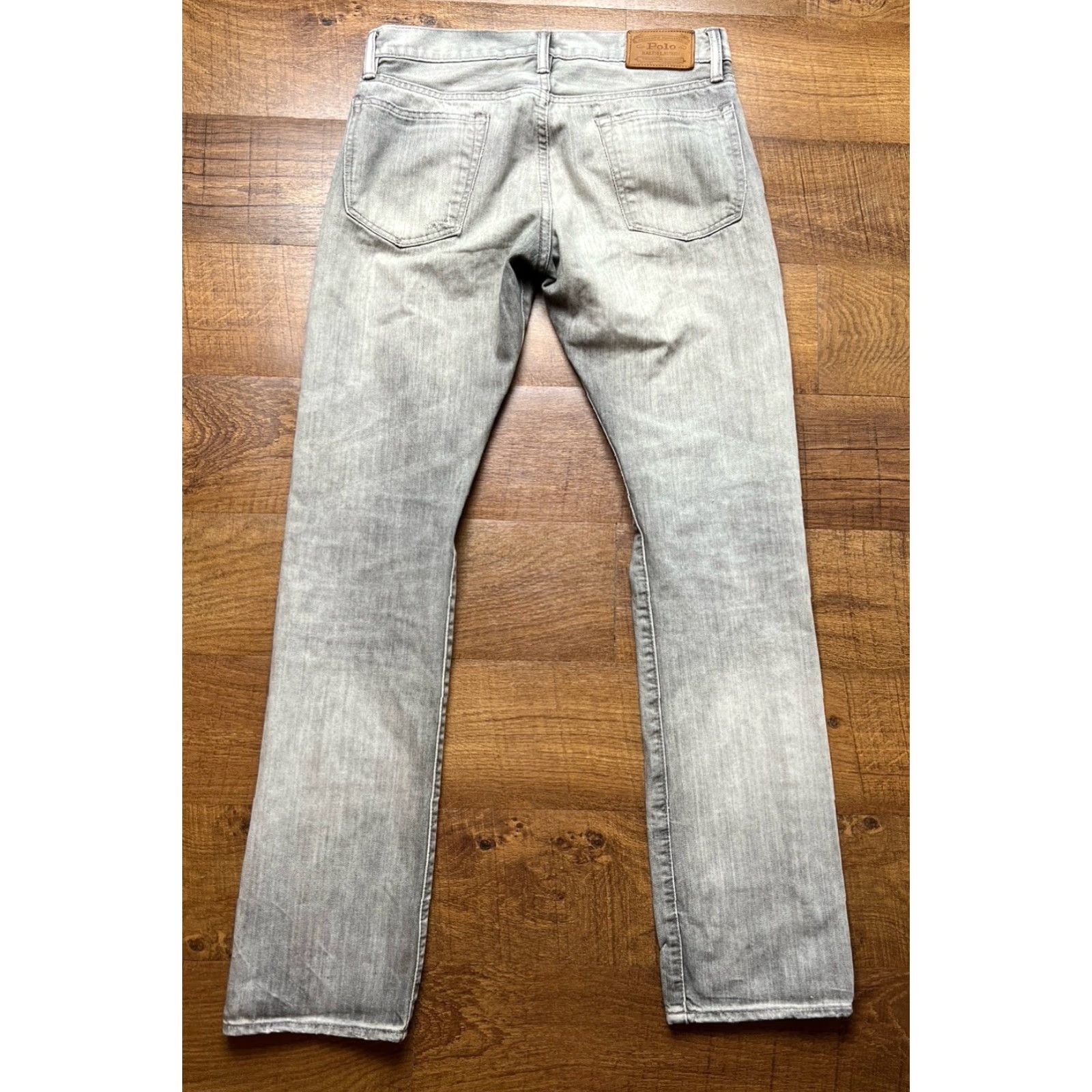 Polo Ralph Lauren VINTAGE Polo Ralph Lauren Jeans Mens Gray Varick Slim Straight Selvedge Size 32X34 Size US XS / EU 42 / 0 - 3 Thumbnail