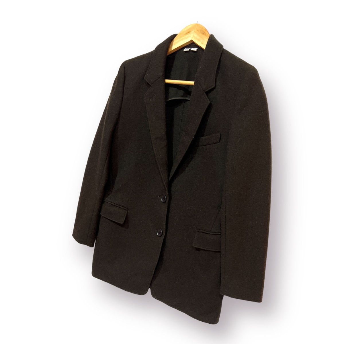 Christophe Lemaire Uniqlo japanese comme des garcons style wool jacket Size S / US 4 / IT 40 - 2 Thumbnail