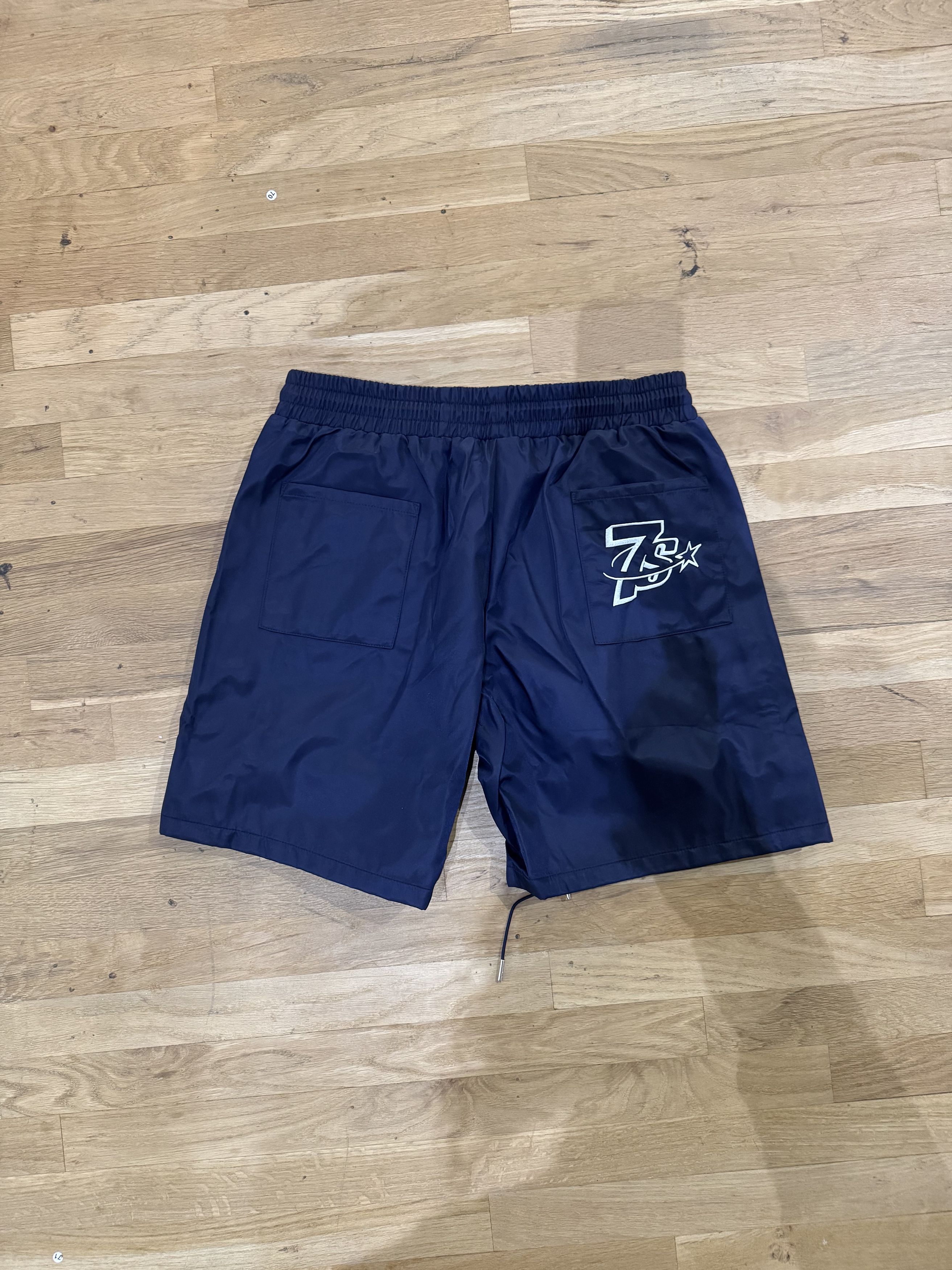 TRIPLE SEVENS Triple Sevens Nylon button up shorts navy Size US 34 / EU 50 - 3 Thumbnail
