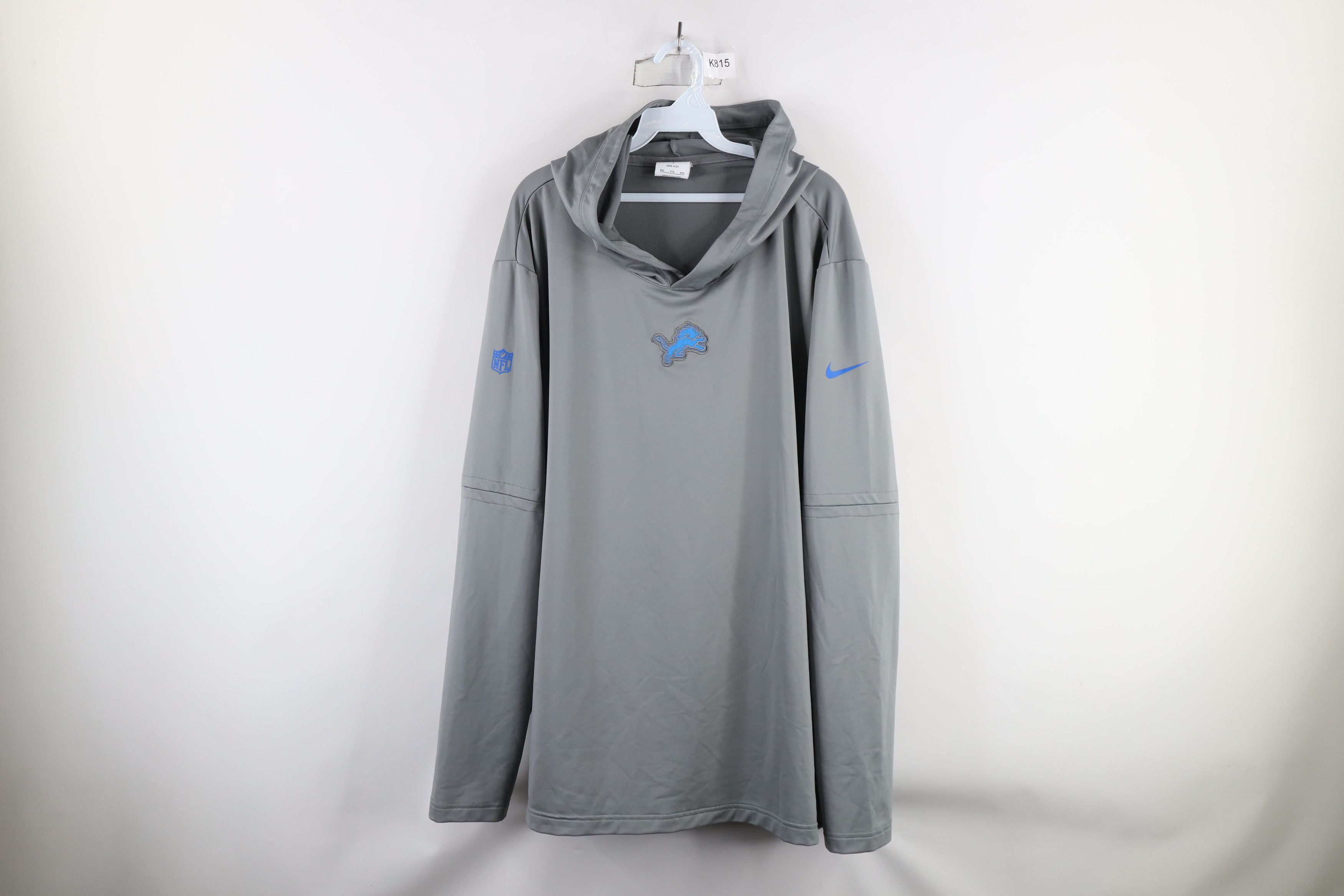 Nike × Vintage Nike Lions Football Lightweight Hoodie Sweatshirt Gray Size US XXL / EU 58 / 5 - 1 Thumbnail