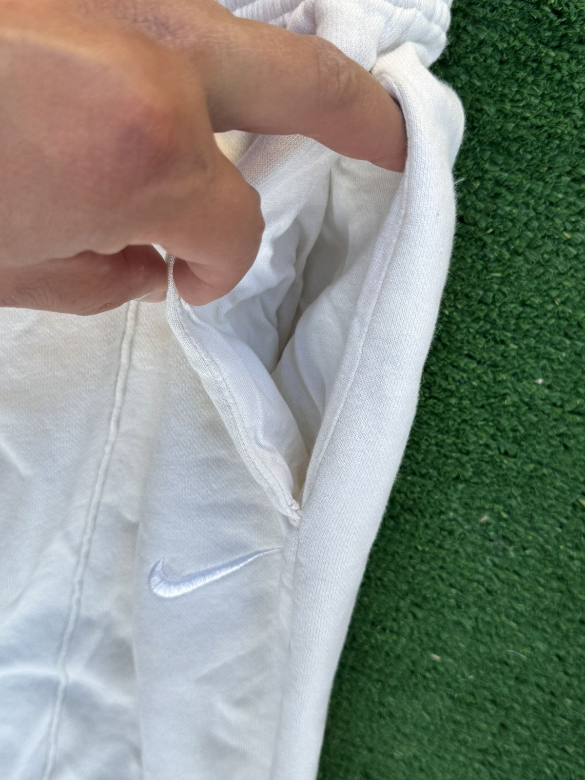 Nike Nike Off White Color Sweat Pants Size US 34 / EU 50 - 6 Thumbnail