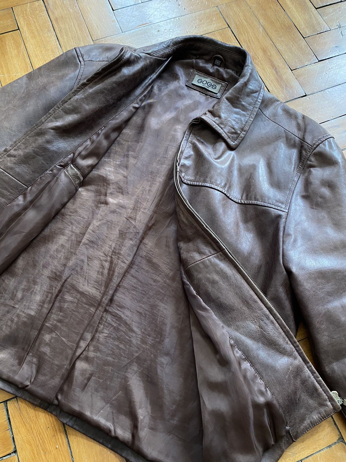 Vintage Vintage Leather Jacket Size US XL / EU 56 / 4 - 7 Thumbnail