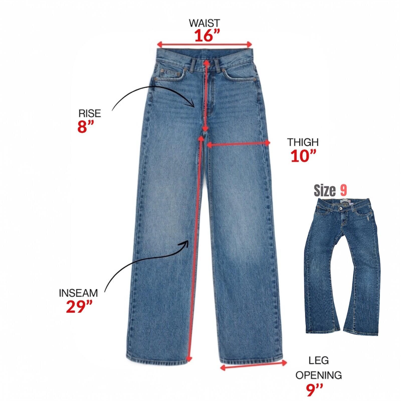 Levi's VTG Y2K Levi's 527 Slouch Flare Women’s Jeans Size 9M Blue Size 32" / US 10 / IT 46 - 6 Thumbnail