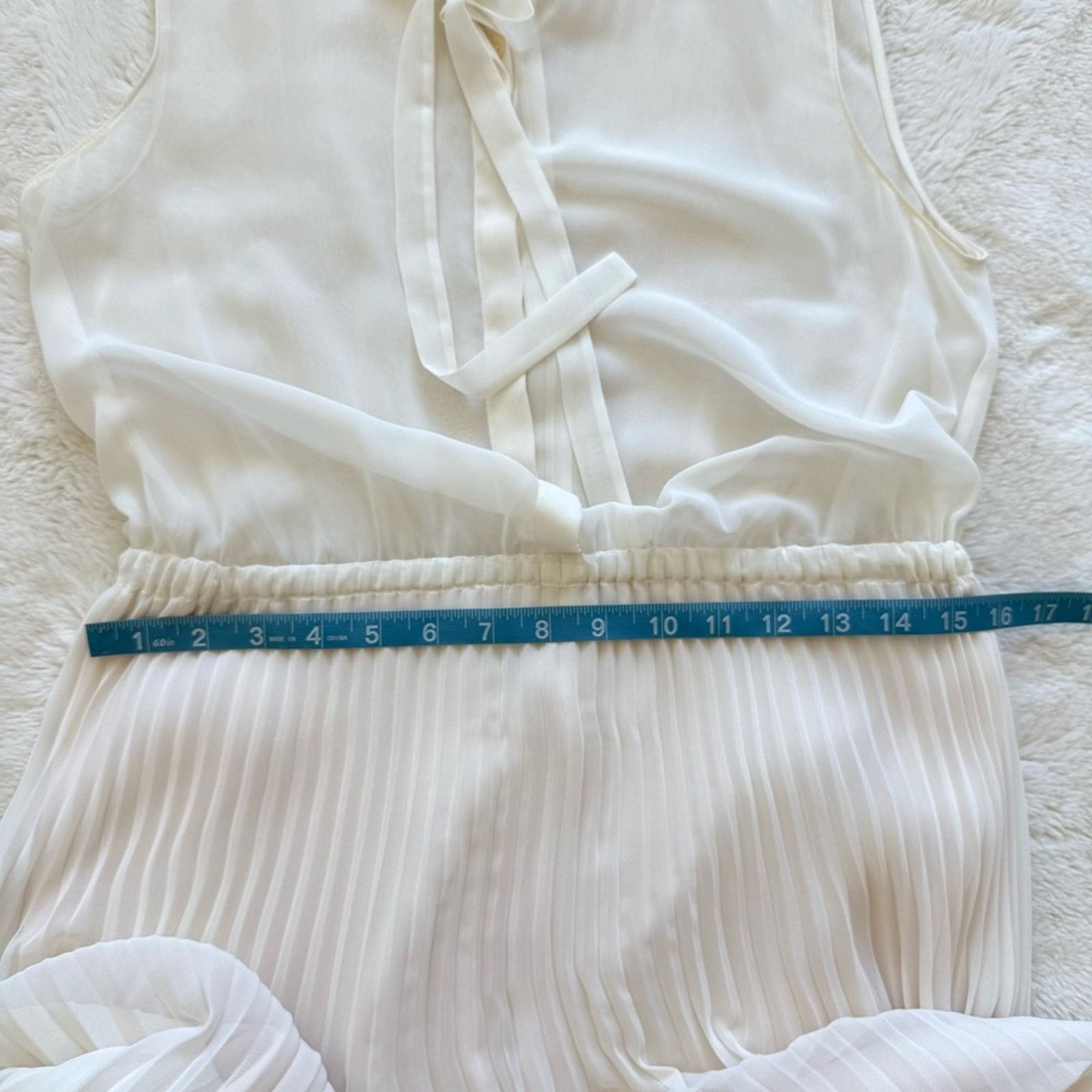 Akris AKRIS Punto women ivory dress size 8 US Retail 1950$ Size M / US 6-8 / IT 42-44 - 8 Thumbnail