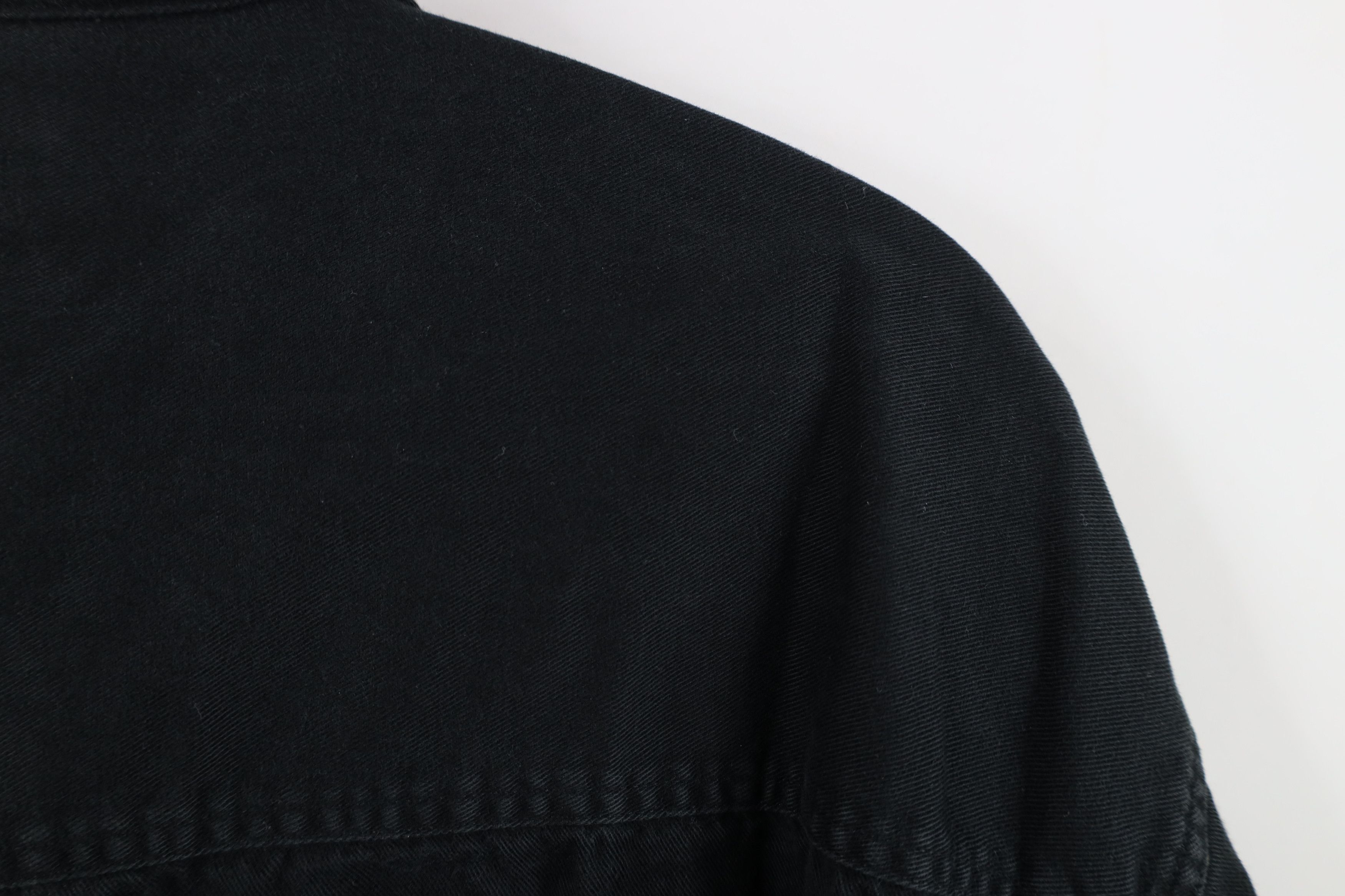 Vintage Vintage 90s Streetwear Big Pocket Cotton Twill Button Shirt Size US L / EU 52-54 / 3 - 11 Thumbnail