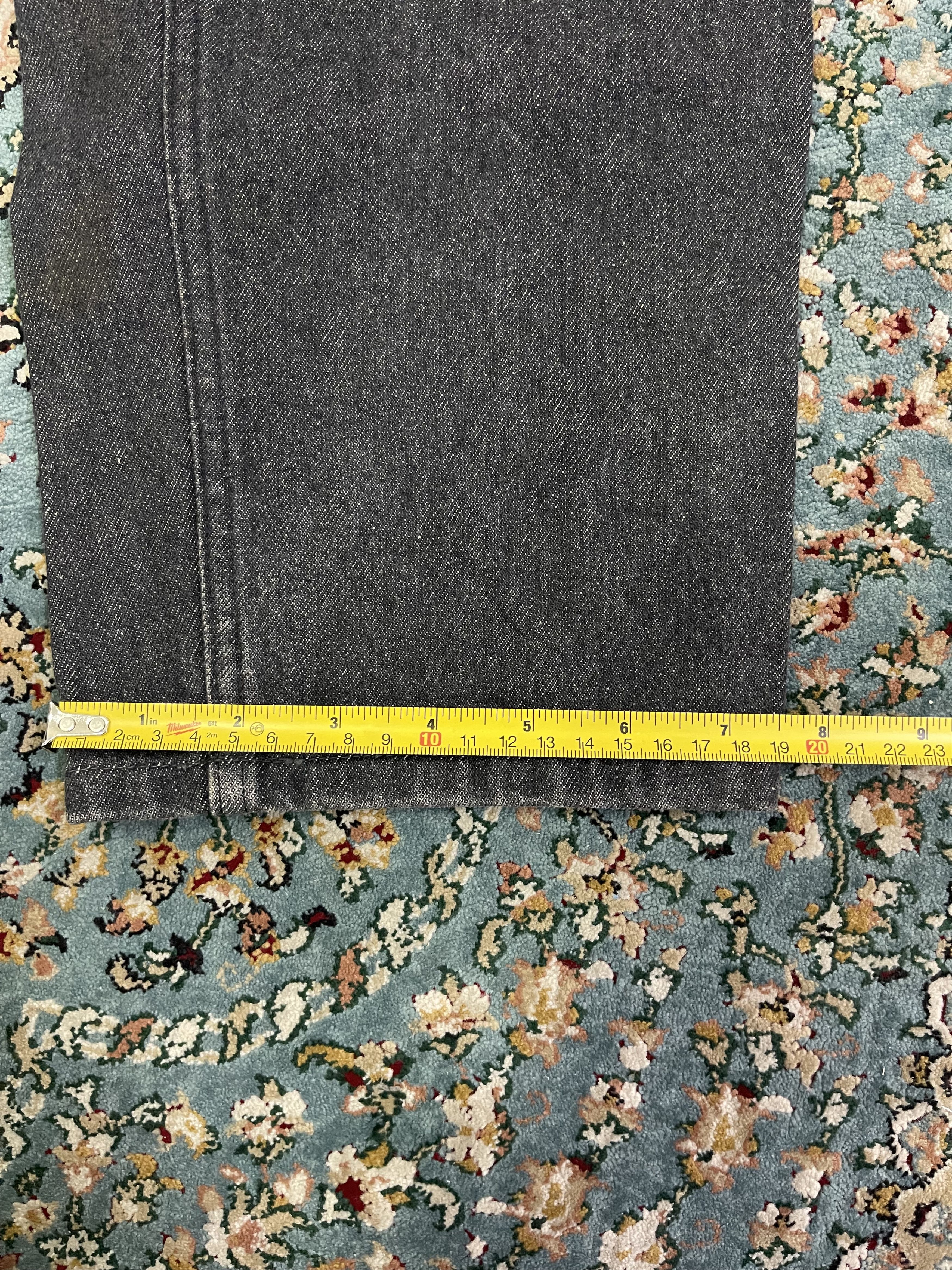 Comme des Garcons AD1990 COMME des GARCONS HOMME Black Denim Size US 28 / EU 44 - 14 Thumbnail