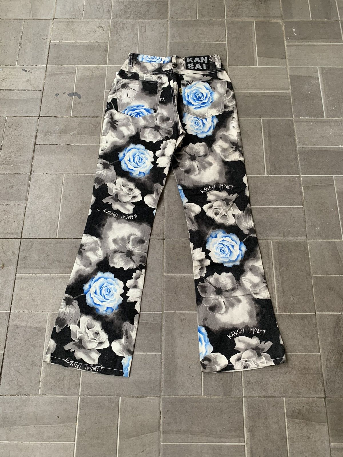 Kansai Yamamoto Deadstock Condition Kansai Impact Floral Pants Size 25" / US 0 / IT 36 - 6 Thumbnail