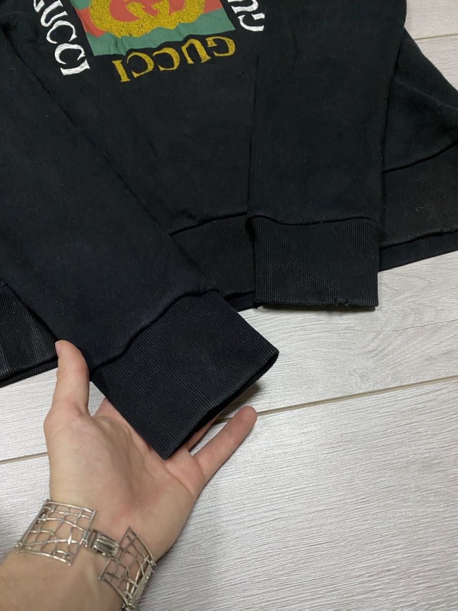 Gucci Gucci Distressed GG Box Logo Hoodie Size US M / EU 48-50 / 2 - 14 Thumbnail