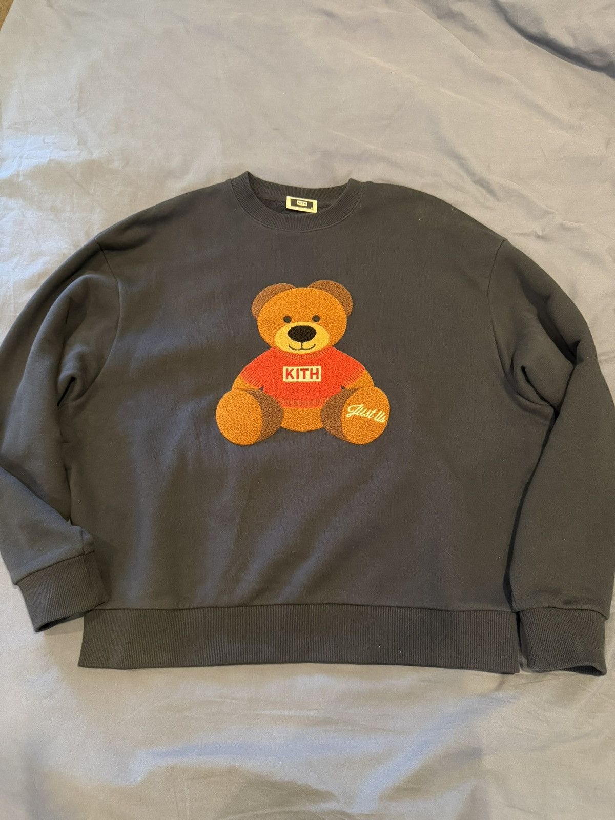 Kith Kith Kithmas Teddy Nelson Crewneck Sweatshirt Nocturnal M Size US M / EU 48-50 / 2 - 1 Thumbnail