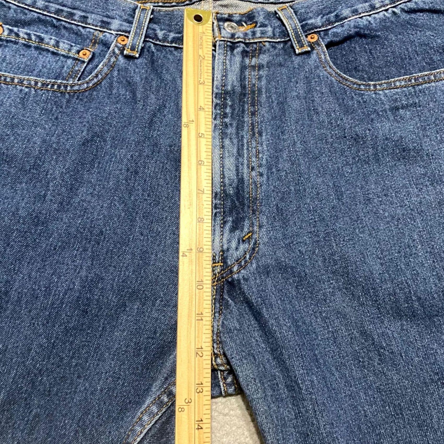 Levi's Levi'S Jeans Mens 38 Blue 38x34 Denim Straight Leg Wash Relaxed Fit Size US 38 / EU 54 - 7 Thumbnail