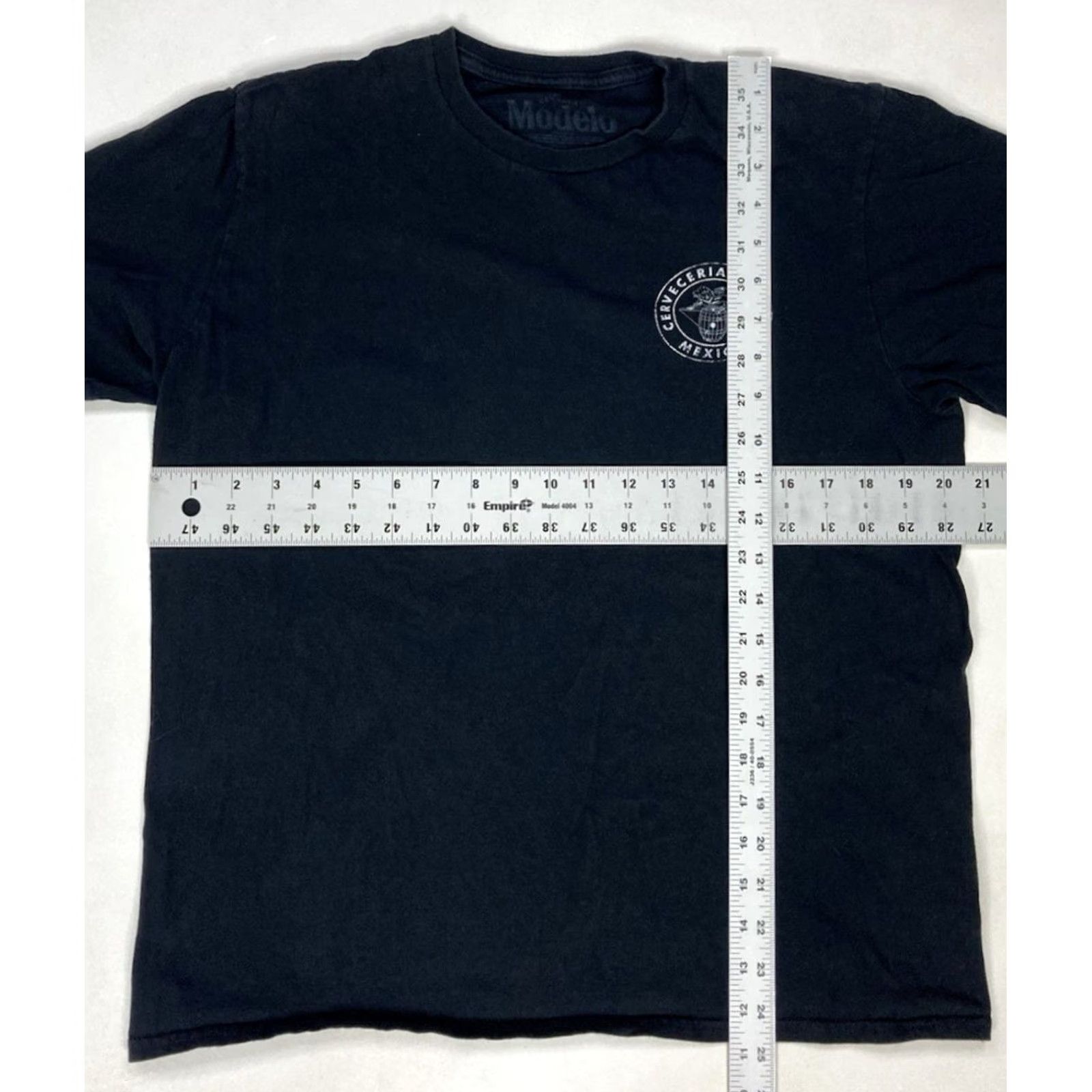 Logo 7 VINTAGE Modelo Beer Logo Graphic T-shirt Women Medium Black Short Sleeve Size M / US 6-8 / IT 42-44 - 6 Thumbnail