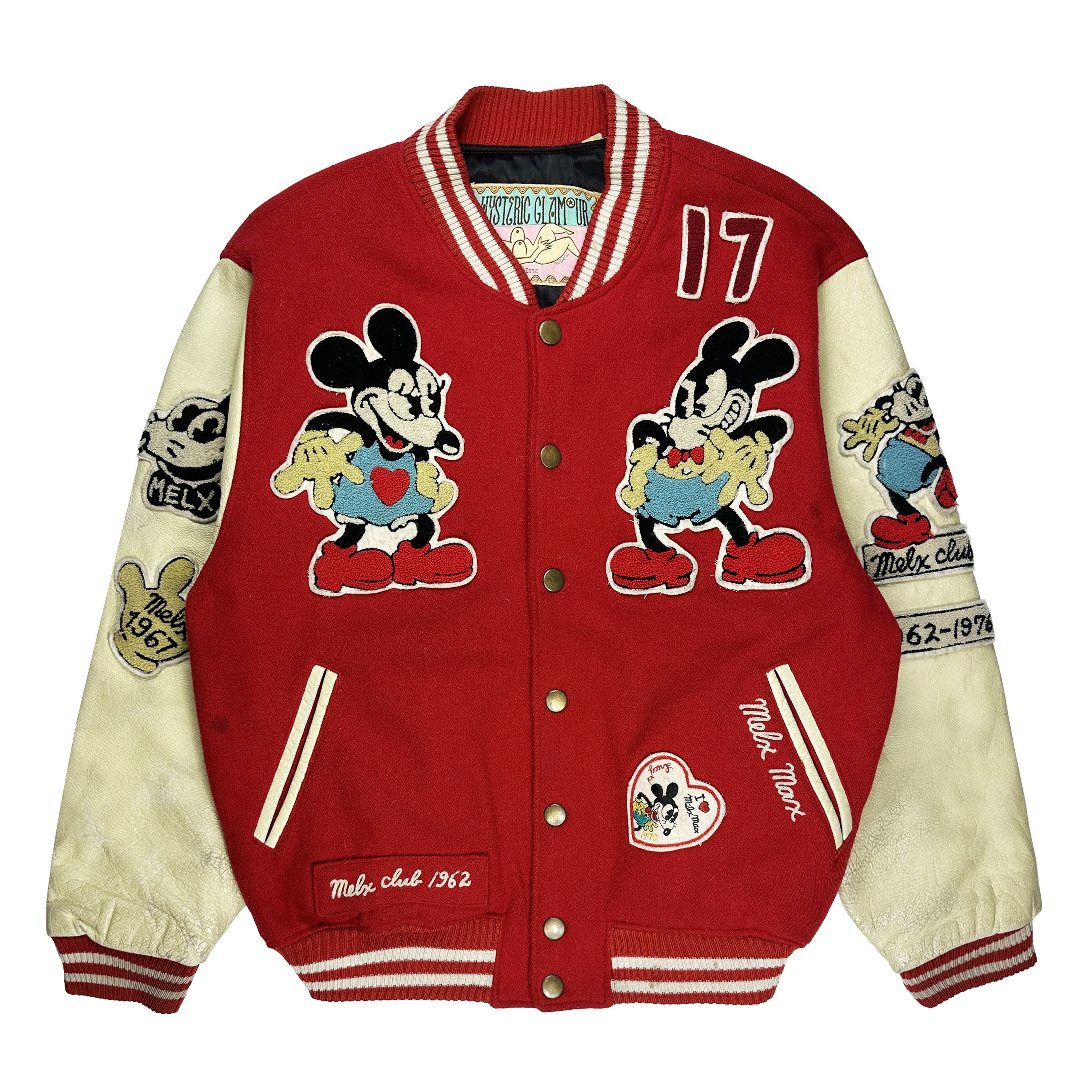 Hysteric Glamour 80's Mad Melx Varsity Jacket Size US L / EU 52-54 / 3 - 1 Thumbnail
