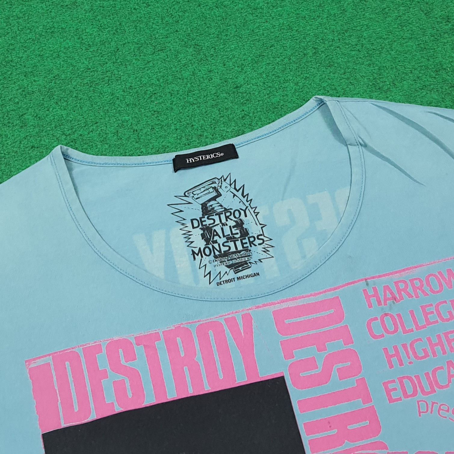 Hysteric Glamour Vintage Hysteric Glamour x Destroy All Monsters Tee C285N49 Size XL / US 12-14 / IT 48-50 - 6 Thumbnail