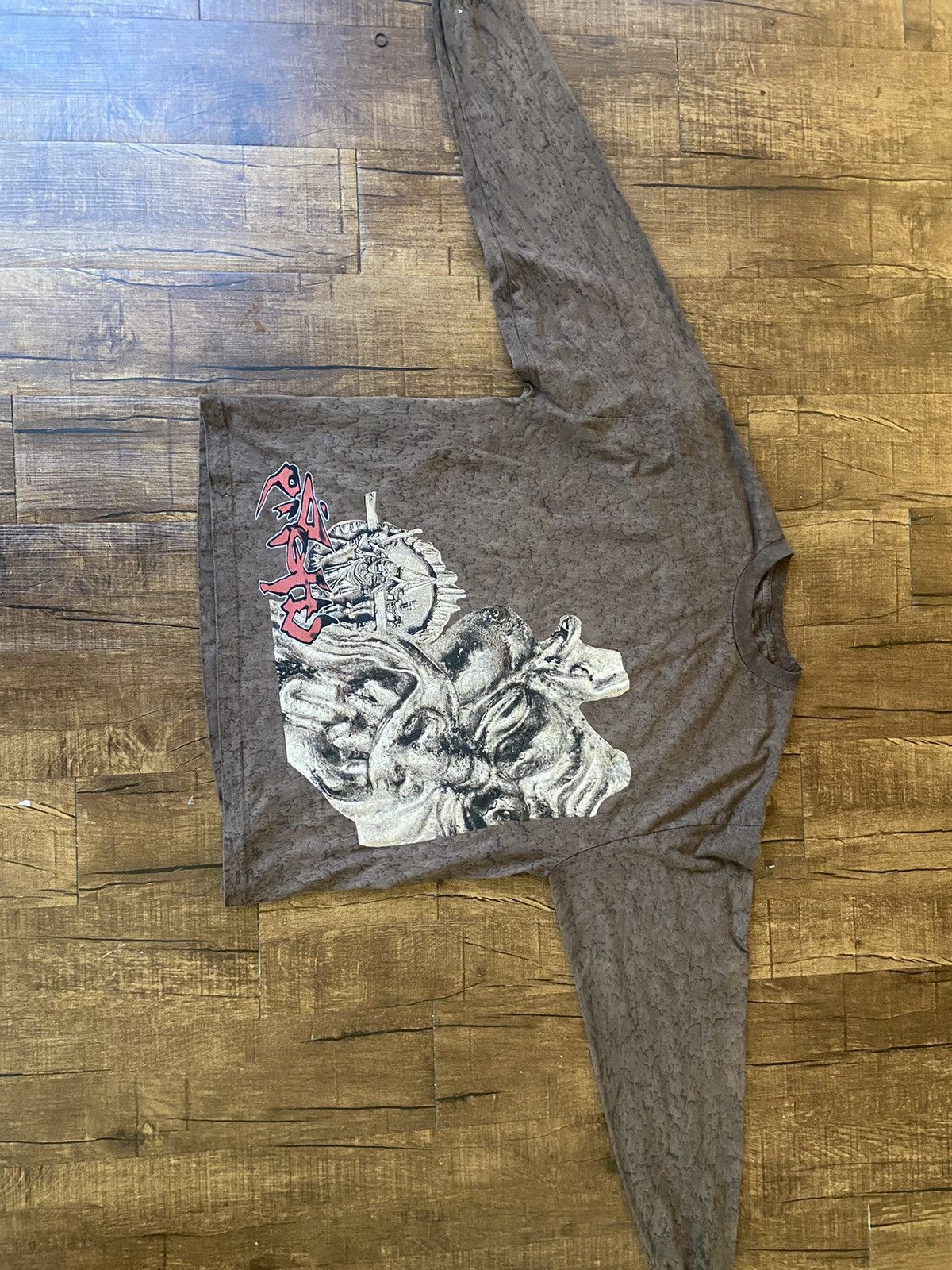 Travis Scott × Vintage Travis Scott Utopia Circus Maximus Tour Long T-Shirt XL Size US XL / EU 56 / 4 - 1 Thumbnail