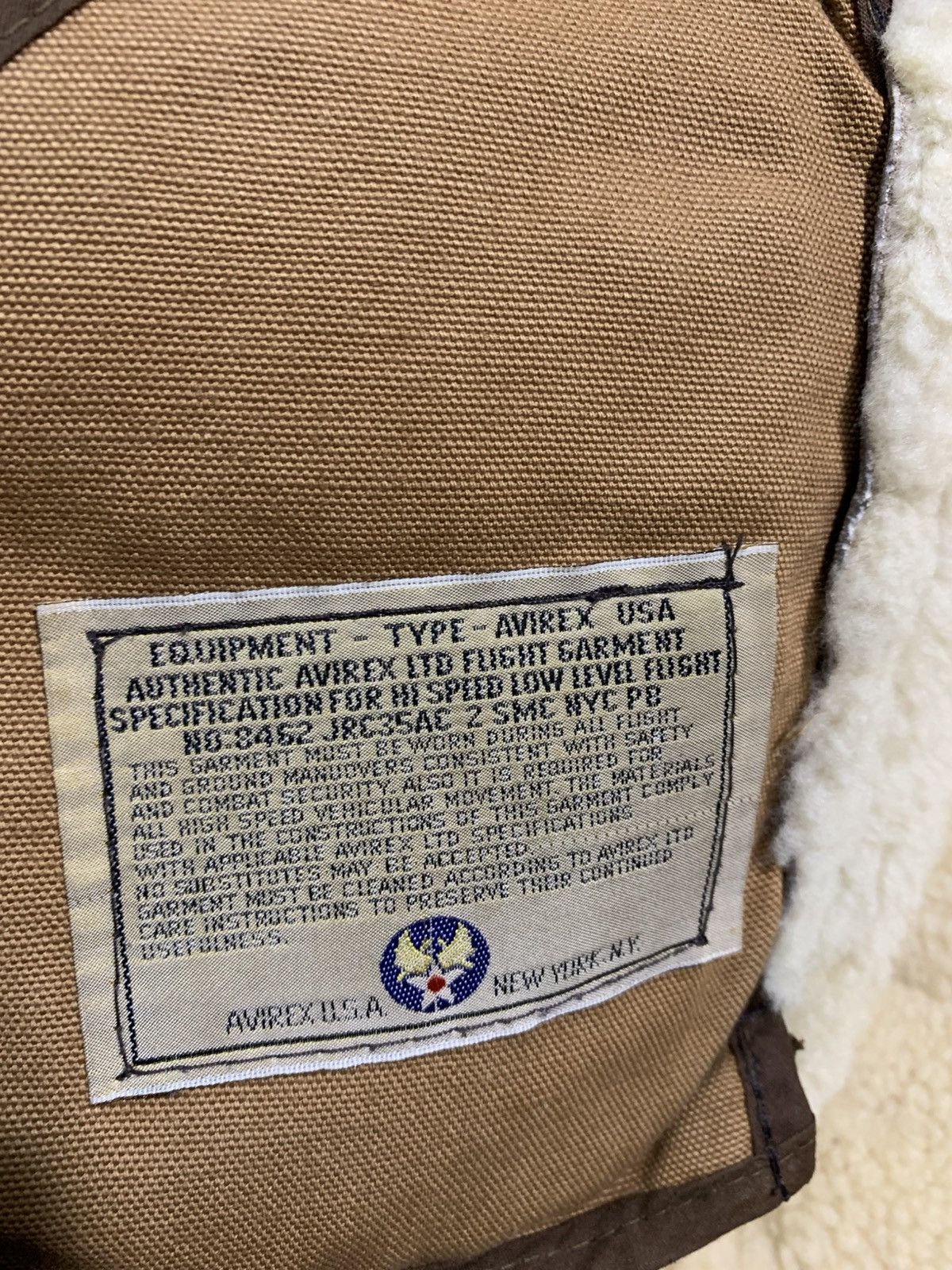 Avirex 🔥VTG AVIREX LTD SHEEPSKIN LEATHER JACKET TYPE B3 Size US M / EU 48-50 / 2 - 11 Thumbnail