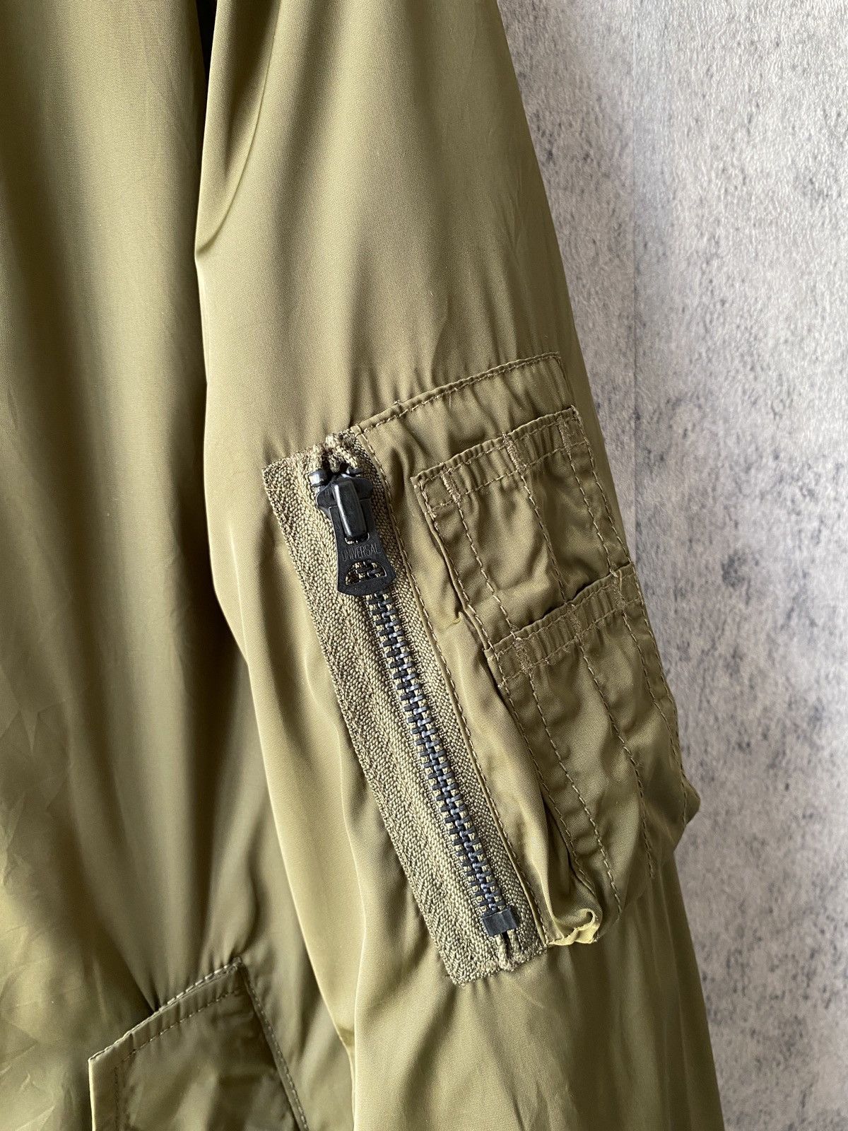 Japanese Brand Beams Heart Japan Olive Green Bomber Jacket Size US M / EU 48-50 / 2 - 7 Thumbnail