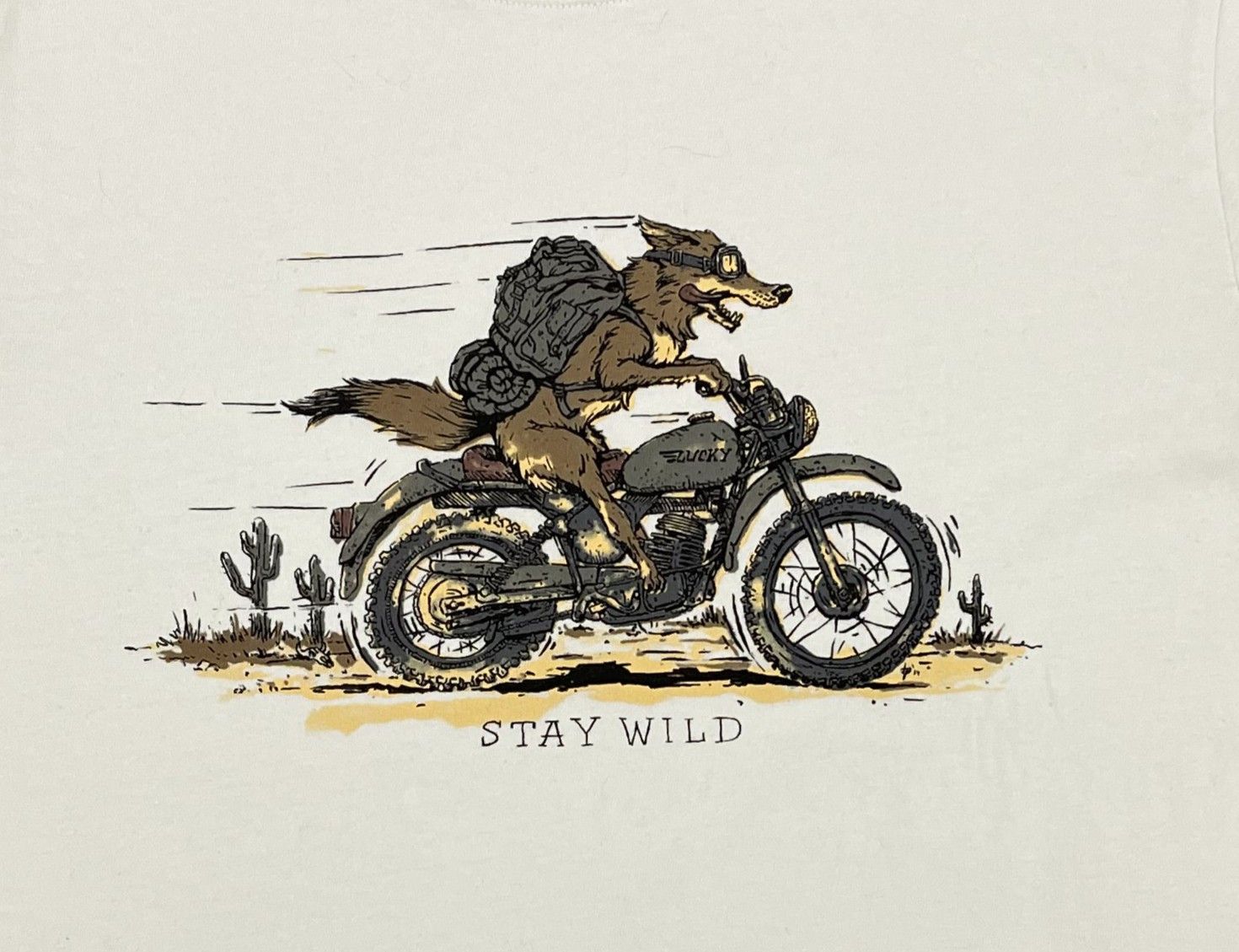 Vintage Vintage STAY WILD LUCKY BRAN Size US M / EU 48-50 / 2 - 2 Thumbnail