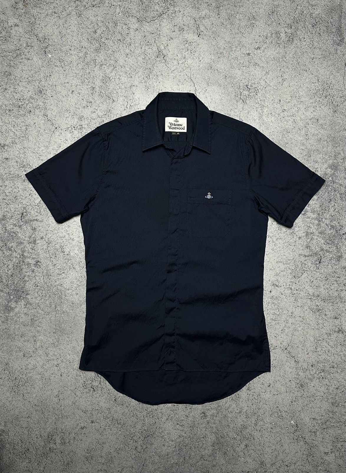 Vivienne Westwood Vivienne Westwood Man Blue Button Up Shirt Size US M / EU 48-50 / 2 - 1 Thumbnail