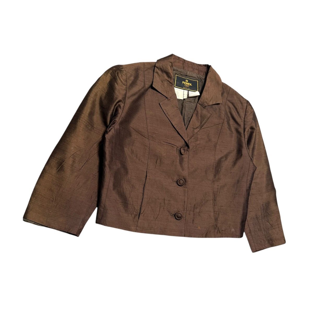 Fendi Vintage Fendi Crop Jacket Size S / US 4 / IT 40 - 2 Thumbnail