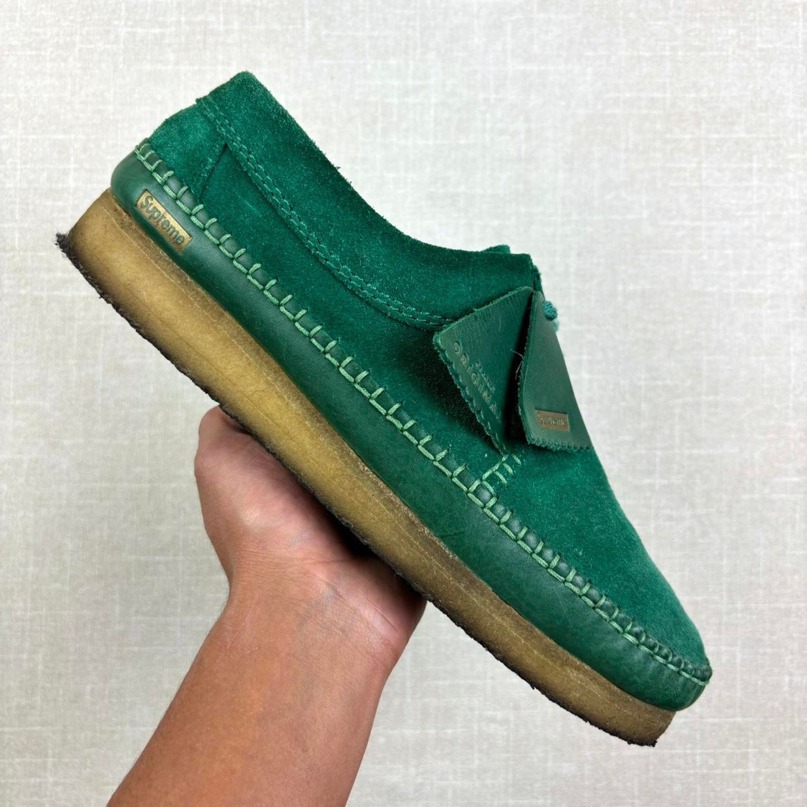 Supreme 🍀 2018 Supreme x Clarks Weaver “Green” 11M Size US 11 / EU 44 - 1 Thumbnail