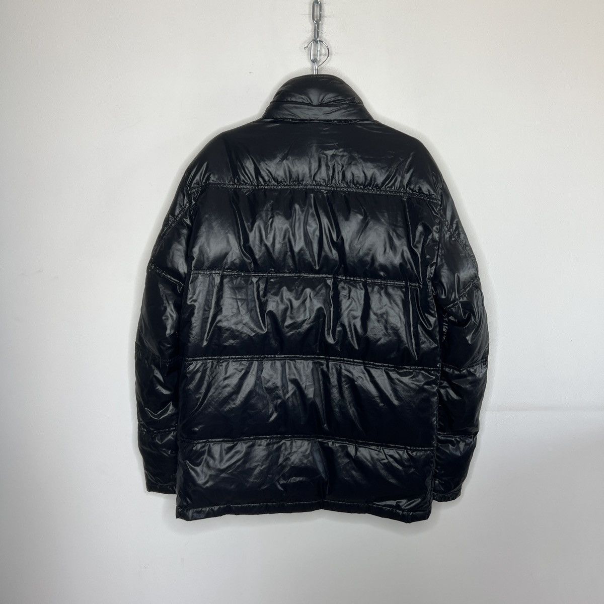 Gucci Gucci Puffer Jacket Goose Down Black Shiny Nylon Size US XL / EU 56 / 4 - 14 Thumbnail